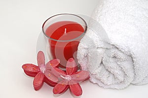 Red Candles Bathroom