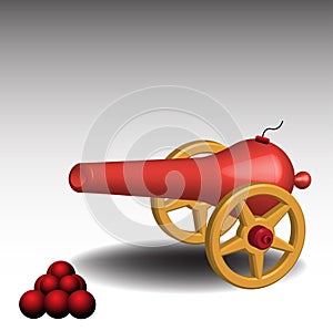 Red cannon