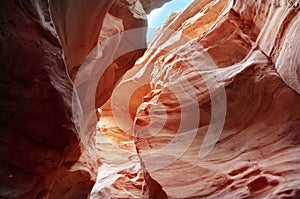 Red canyon in Eilat mountains, Israel.