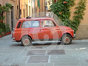 Red car photo