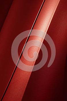 Red car bodywork