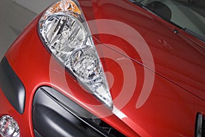 Red Car Front Light
