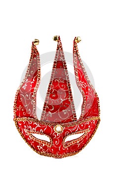 Red carnival mask