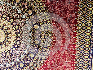 Red carpet pattern very nice as a background texture