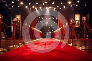 Red Carpet Spectacle: Celeb Nominees in Lavish Attire. photo