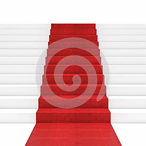 Red carpet stair