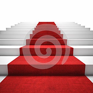 Red carpet stair photo