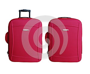 Red Carry-on Luggage photo