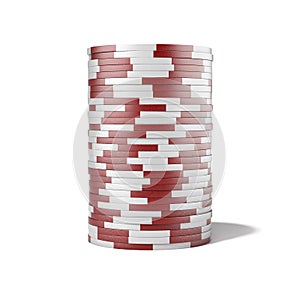 Red casino chips