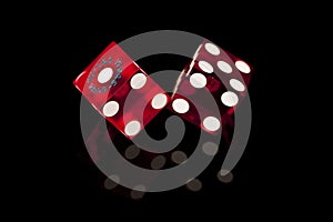 Red Casino Dice