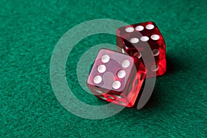 Red casino dices