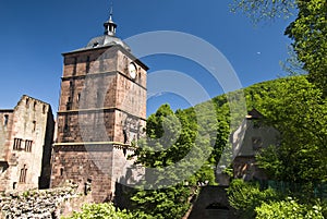 Red Castle in Heidelberg