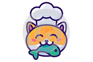 Red Cat Chef Hat Logo