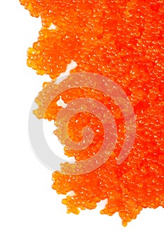 Red caviar abstract background