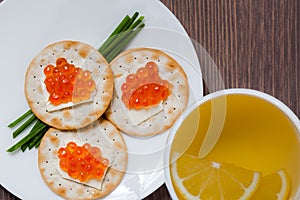 Red Caviar Holiday Breakfast