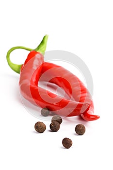Red cayenne and black pepper