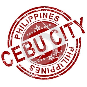 Red Cebu stamp