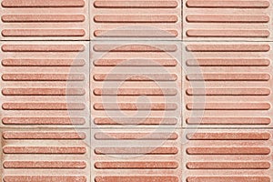 Red ceramic tile pavement background