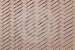 Red ceramic tile pavement background