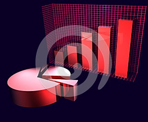 Red Charts over Blue