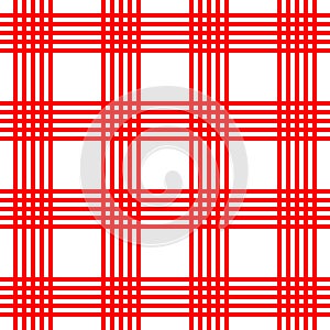 Red check seamless pattern