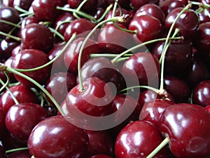 Red cherries