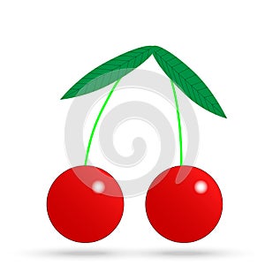 Red cherry icon