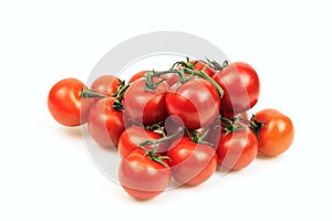 Red cherry tomato bunch