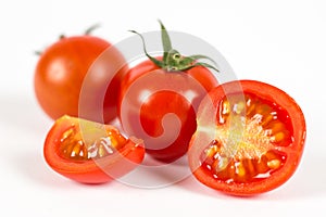 Red cherry tomatoes