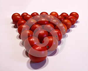 Red cherry tomatoes, close up
