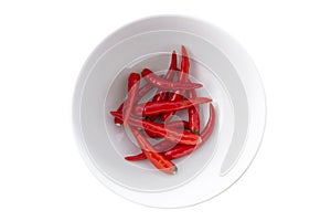 Red chili paprika in bowl