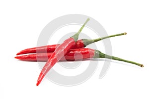 Red chili pepper isolated.