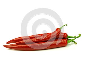 Red chili peppers (Capsicum)
