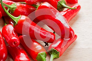 Red chilli pepper 'capsicum annuum' photo