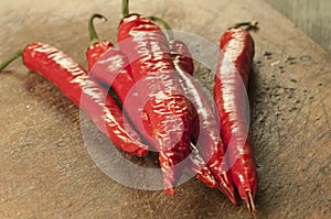 Red chilly peppers