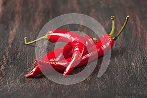 Red chilly peppers ,