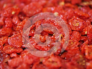 Red chilly peppers, sharp and hot
