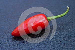 Red chilly stock images slitted red chilly photo