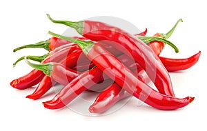 red chily pepper isolated