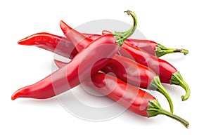 red chily pepper isolated