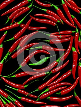 Red chily peppers