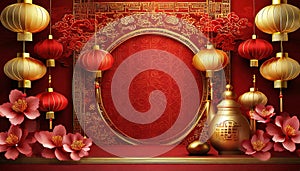 red chinese background