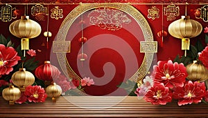 red chinese background