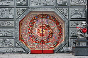 Red Chinese Door