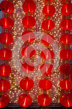 A Red Chinese Lamp for a Lunar New Year No.7