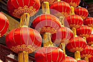 Red Chinese lanterns