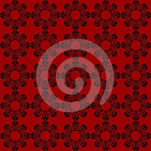 Red chinese pattern