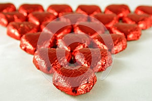 Red Chocolate Hearts