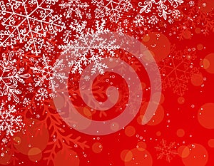 Red christmas background