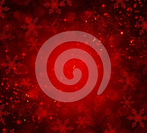 Red Christmas Background